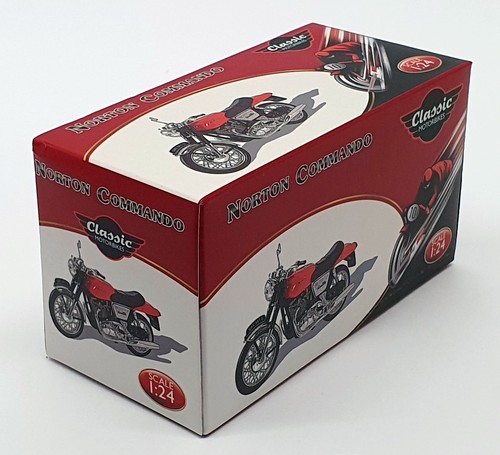 Atlas Editions 1/24 Scale 4 658 103 - 1969 Norton Commando 750 Motorbike - Red - Picture 5 of 5