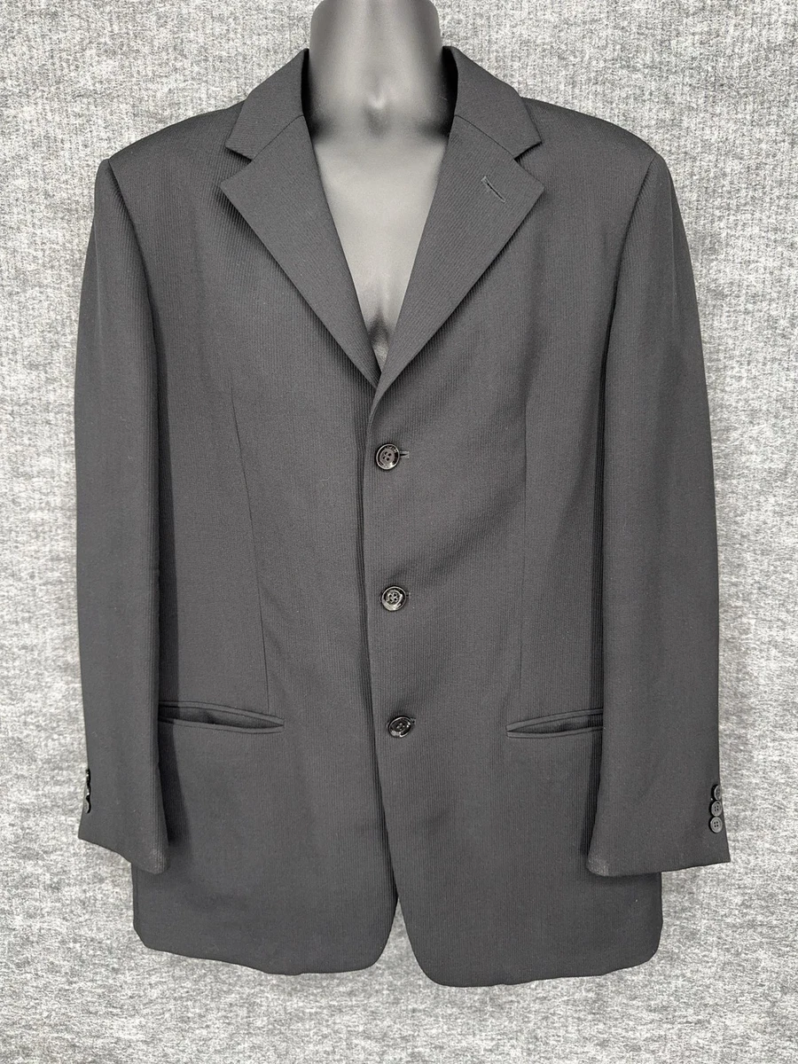 Armani Collezioni Black Striped Suits & Blazers for Men for sale