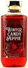 Bath  Body Works WINTER CANDY APPLE Body Wash Shower Gel 10oz