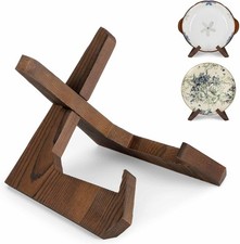 Tellerhalter, zur Aufsteller, 6,5 Zoll Schalenständer, Holz Dekorative Ständer, 