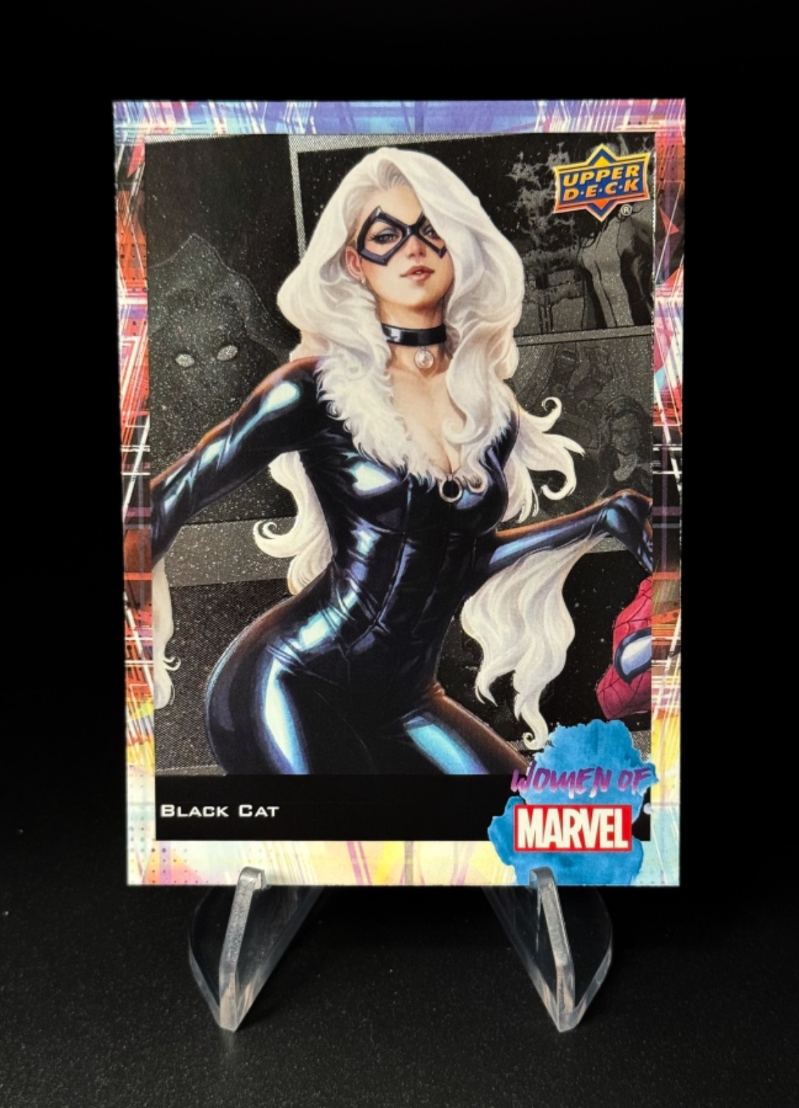 Black Cat #12 Marvel 2024 Upper Deck Women of Marvel trading card — raw and PSA graded price guide