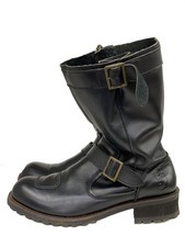 Indian Engineer Boots/Blk/Leather/Oim-022 3472