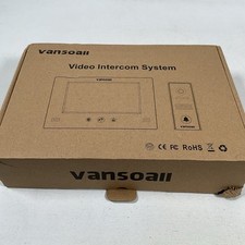 Vansoall Wired Video Intercom System, 7 Inches Video Doorbell Door Phone System