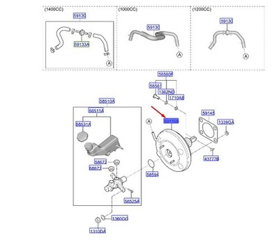 Hyundai Bayon BC3 Bremsbremsbrems 59110C8150 Neue Genuhe