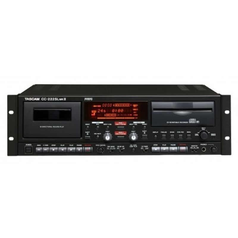TASCAM タスカム CC-222SLMK2  CD カセット レコーダー CC-222SLMKII | 業務用CDレコーダー/カセットデッキ | TASCAM