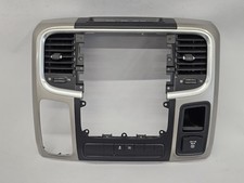 13-24 Ram Pickup Classic Radio Climate Dash Bezel Vent Trim Surround Silver Oem