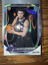 Topps Bowman2025-26 wave Refractor RC Walter Clayton Jr. #268 /399 Jazz SP new! 