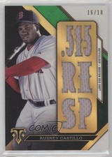 2016 Topps Triple Threads Relics Emerald 16/18 Rusney Castillo #TTR-RCA1 8q4