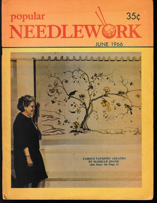 #ad Popular Needlework Magazine Tower Press June 1966 $16.95