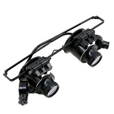 20x Magnifying Magnifier Glasses Magnifaction Jeweler Loupe Repair LED Light New