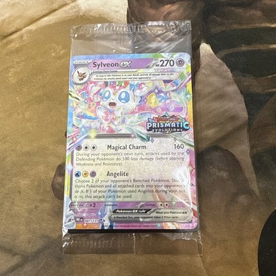 Sylveon EX 041/131 Stamped Prismatic Evolutions Surprise Box Promo Sealed