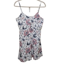 LOFT Sz14 NWT Tank Dress. Large floral design. Cottagecore. Beach. Coastal. Fun