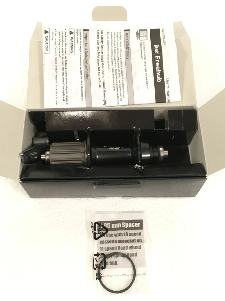 NEW Shimano Dura Ace FH-9000 Rear Hub Quick Release 36 Hole, FREE SHIPPING - Image 2 of 4