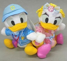 DisneySea Plaza Paperino e Paperina Peluche Set Tokyo Limited Usato