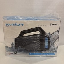 New Anker Soundcore boom 2 Waterproof Wireless Portable Bluetooth Speaker Black