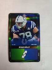 2024 UNO Elite Ryan Kelly Dual Color Foil Green / Blue #093 Colts