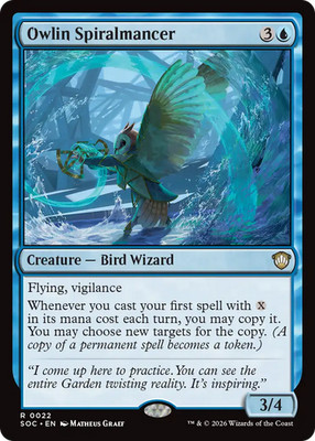 Owlin Spiralmancer - 22 - SOC - Near Mint - MTG