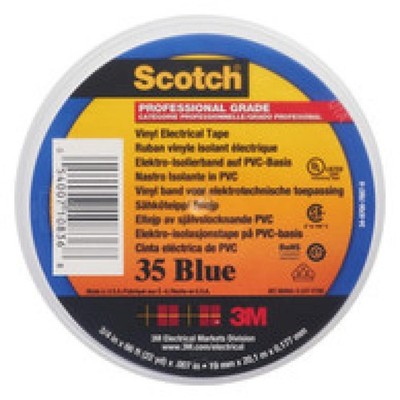 3M Scotch35 Vinyl Isolierband Blau 19mmx20m