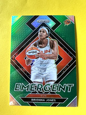 2022 Panini Prizm WNBA Brionna Jones #7 GREEN PRIZM EMERGENT