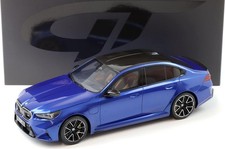 2024 BMW M5 Marina Bay Blue Metallic in 1:18 scale by GT Spirit