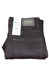 Signature Gold Levi Strauss  Co Boys Skinny Fit Jeans Size 12 Regular Black New