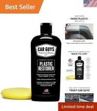 Detailing Supplies: 8oz Plastic Restorer with Foam Applicator for Interiors