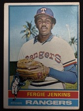 1976 Topps - Fergie Jenkins #250 HOF Cubs Rangers