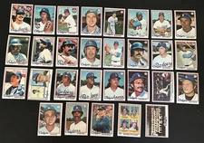 1978 Topps LOS ANGELES DODGERS Complete Set STEVE GARVEY Ron CEY Sutton LOPES 