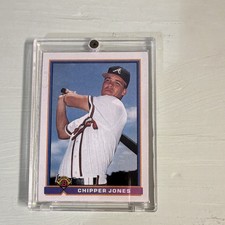 1991 Bowman Chipper Jones #569 Atlanta Braves Baseball Trading Card