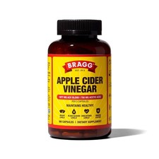 Bragg Apple Cider Vinegar Supplement Capsules with Vitamin D and Zinc