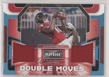 2020 Panini Playbook Double Moves Relics Platinum 27/99 Calvin Ridley 0o6v