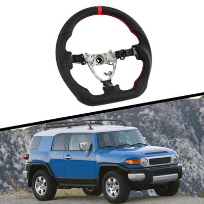 Full Leather Sport Steering Wheel For 2007-2023 Toyota FJ Cruiser Base 4.0L V6