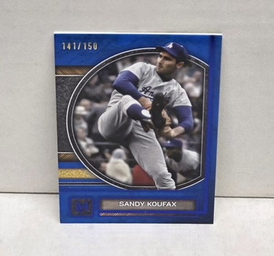 SANDY KOUFAX 2025 Topps Museum BLUE ~ Dodgers Color Match #'d /150