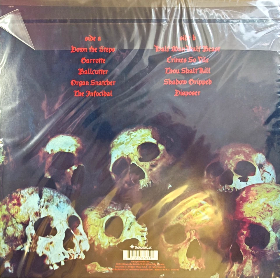 Cancer Shadow Gripped LP Album vinyl record 2018 on Peaceville Death Thrash - Image 2 of 4