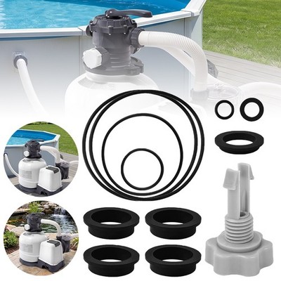 12 Stück Sandfilterpumpe Ersatzteile Für Intex Pool Dichtungen Sandfilterpumpen
