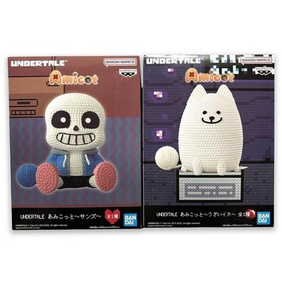 UNDERTALE Sans & Annoying Dog Amicot Figur BANPRESTO 5,5 Zoll (14 cm) Neu Japan