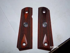NOS-factory original Ruger 1911 (full size) rosewood grips with medallions