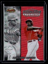 2020 Bowman's Best 2000 Franchise Favorites Aristides Aquino Rookie Cincinnati