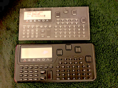 Agenda Model 32K Microwriter Systems Organizer 1990er Vintage