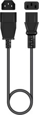 Image of 2M 3 Pin IEC Line Plug to IEC Line Socket Extension Lead 10A