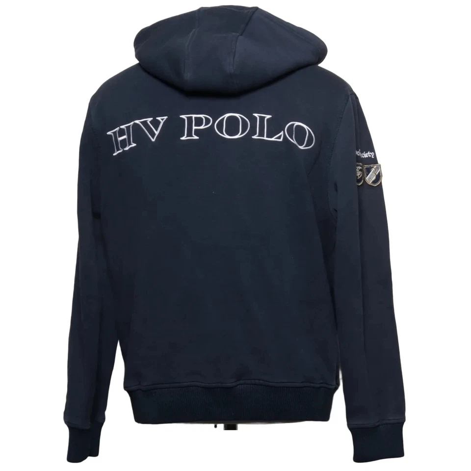 Polo HV, sweat à capuche, taille : L, bleu/gris, coton/polyester, imprimé #HeH - Photo 2/4