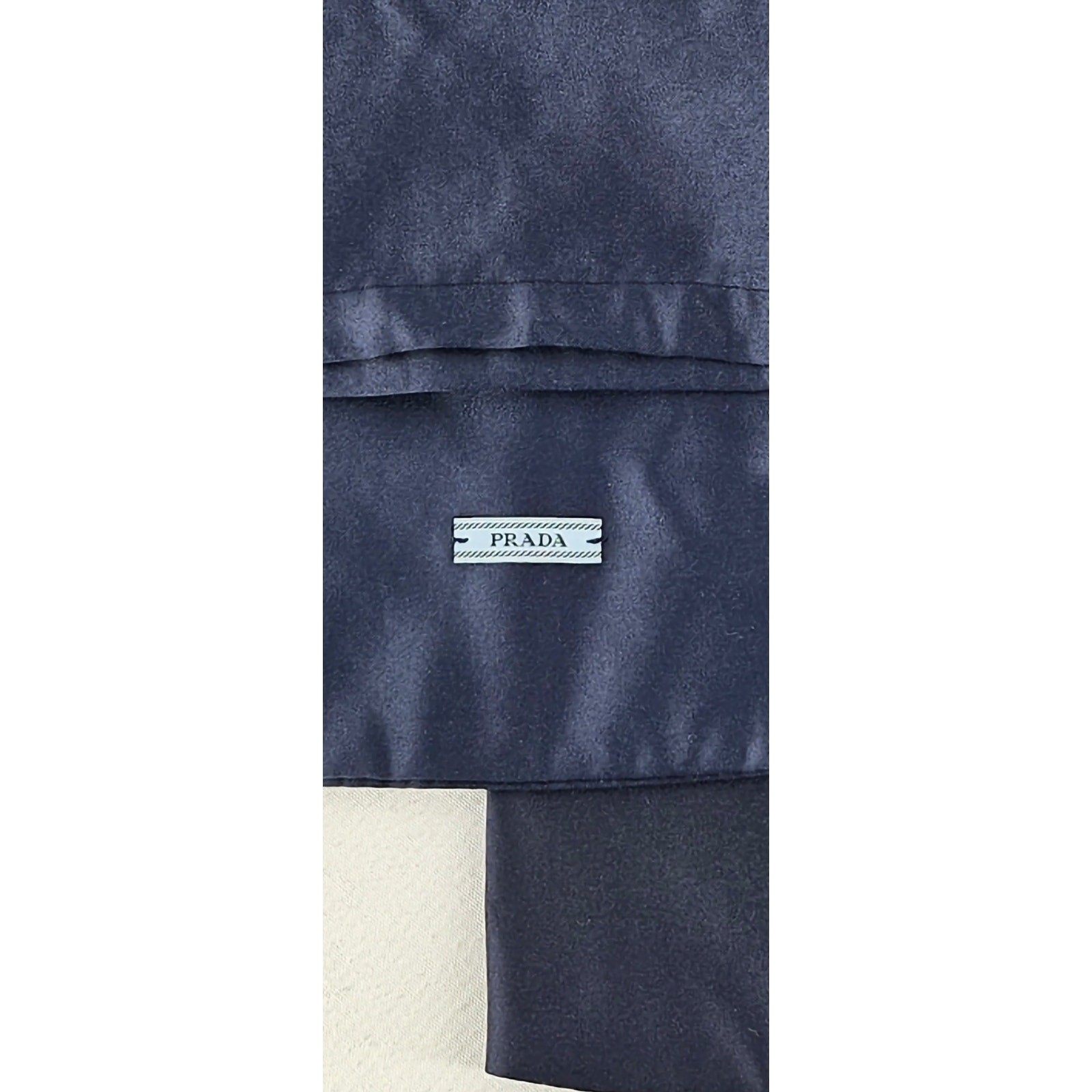PRADA SHOE DUST BAGS – BLUE SATIN – SET OF TWO – MADE IN ITALY - AUTHENTIC thumbnail 4
