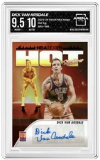 2023-24 Panini NBA Hoops Dick Van Arsdale #HS-VAN Hot Signatures Arena Club 9.5