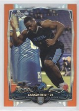 2014 Topps Chrome Retail Orange Refractor Caraun Reid #215 0f8
