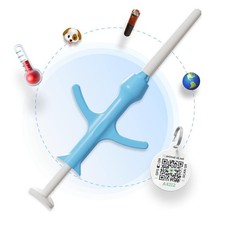 Pack of 1 - Microchip for Dogs, Cats with Temperature Biosensor Kit QR Pet ID...