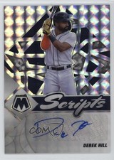 2022 Panini Mosaic Scripts Mosaic Prizm Derek Hill #SC-DH Auto 18t1