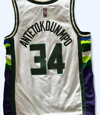 Nike Giannis Antetokounmpo Milwaukee Bucks City Edition Swingman