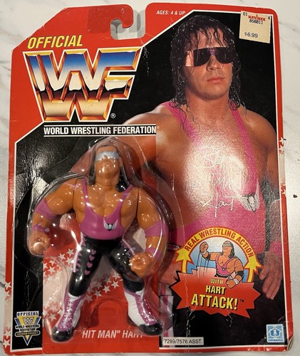 1993 WWF Hasbro Bret Hit Man Hart...