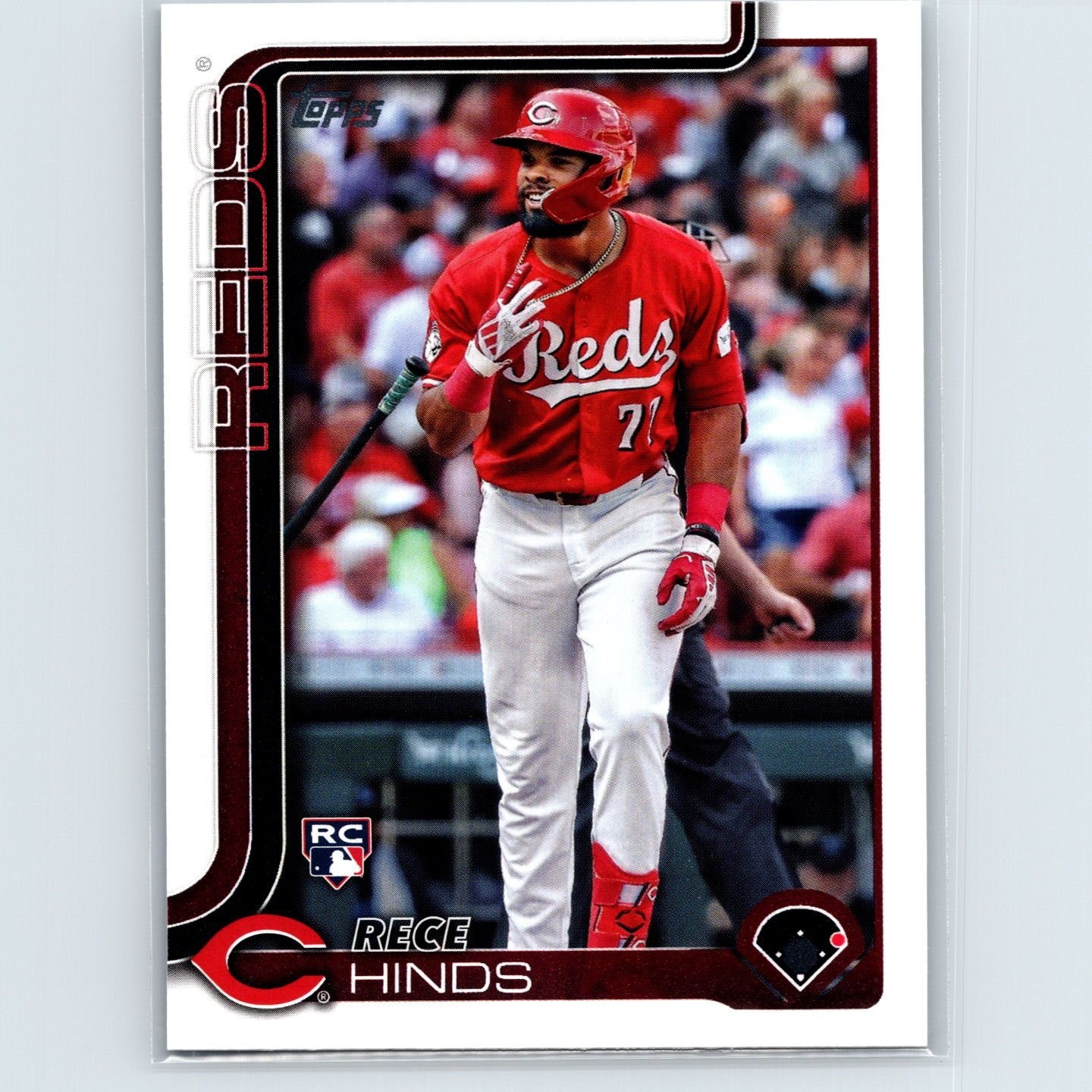2025 Topps Series 1 - Rece Hinds #217 (RC) - Cincinnati Reds