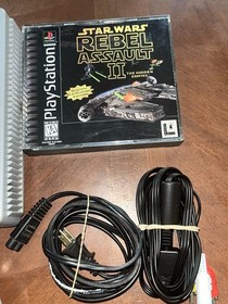 Sony PlayStation PS1 SCPH-7501 Console Bundle Tested Controller Cables Game